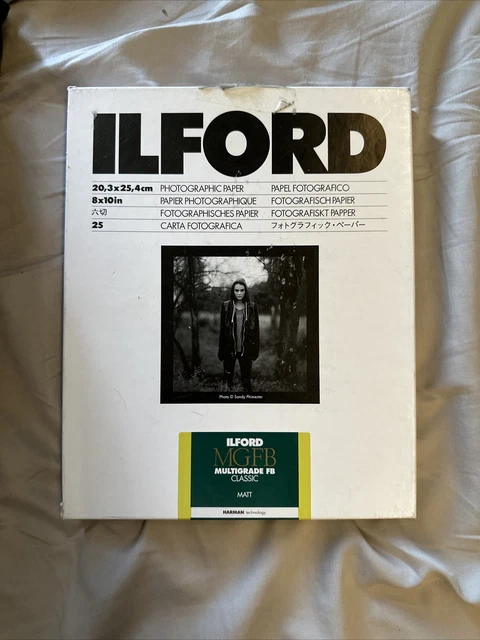 Ilford Multigrade FB Classic 8 x 10" 20 Sheets Matte Paper, 1172236