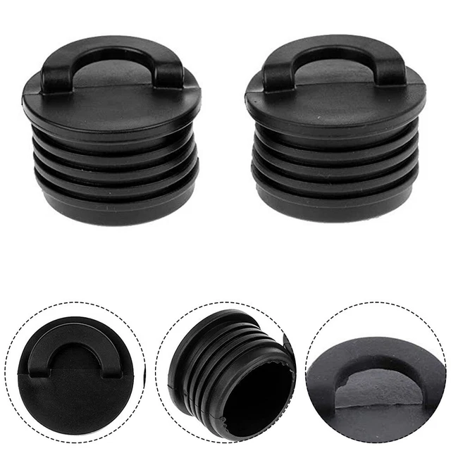 Bouchon D'extension Noir 34 Mm Pour Bateau, Kayak, Canoë - Nylon Robuste, Protection étanche