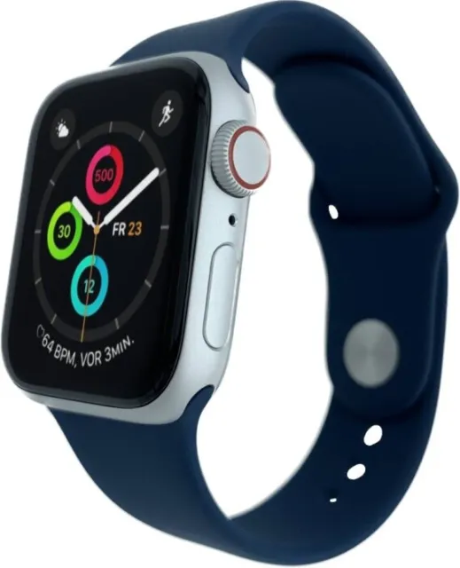 Apple Watch Nike SE (GPS+Cellular) - 40 mm - Alu silber Sportband - Abyss blue