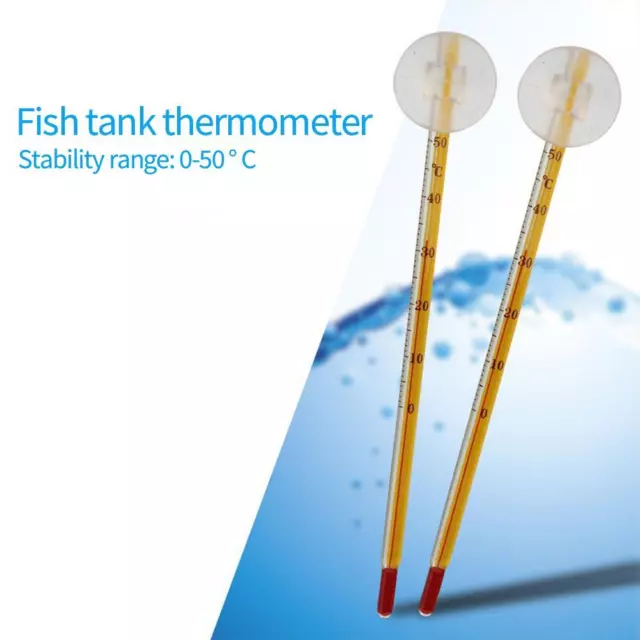 Aquarium thermomètre ventouse réservoir de poisson verre eau thermomètre accesso