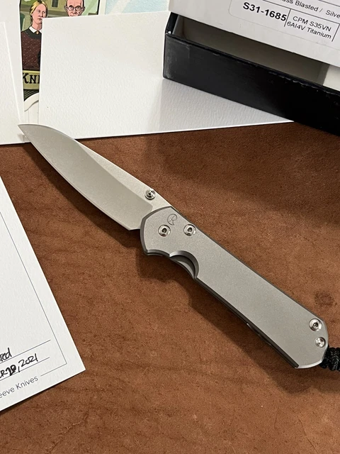 Chris Reeve Small Sebenza 31 Insingo Glass Blasted S35VN Folding Knife