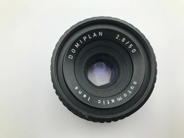 Objektiv Domiplan 2,8/50 automatic lens 3