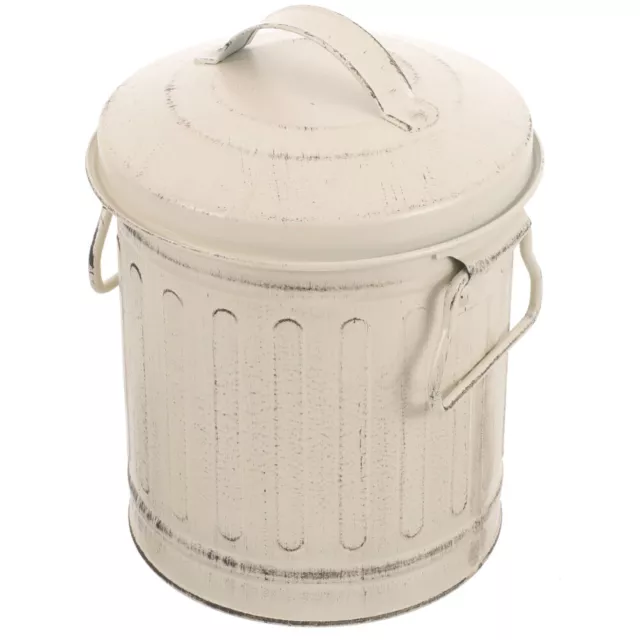 Iron Burn Barrel Fire Pit Garden Debris Bin Ash Bucket-RG