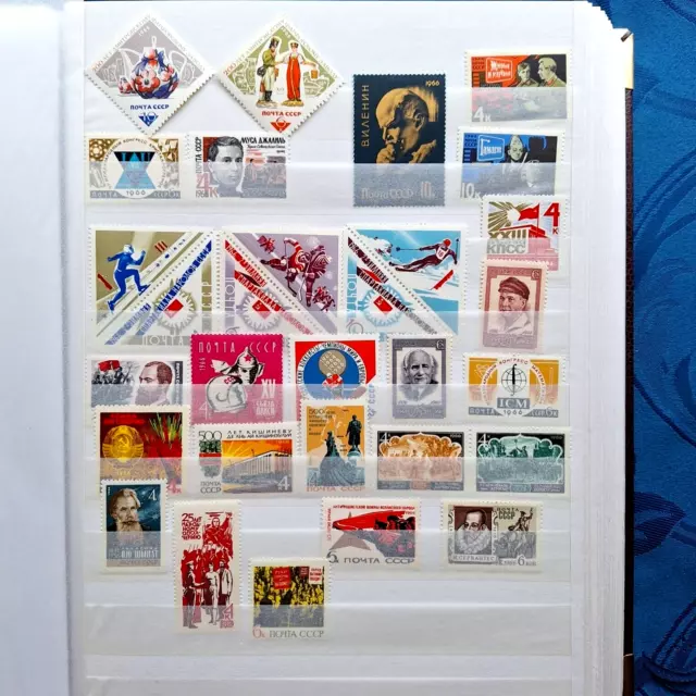 Russland  -  1966  Lot Briefmarken - Sport, Politik  POSTFRISCH