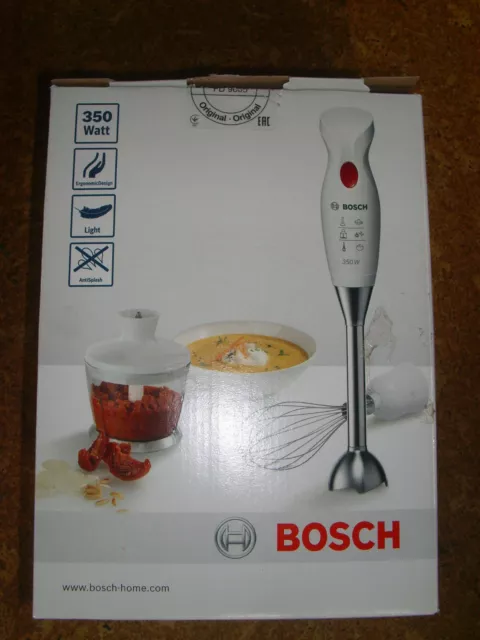 Bosch Stabmixer Set 350W| Handmixer Zerkleinerer weiß