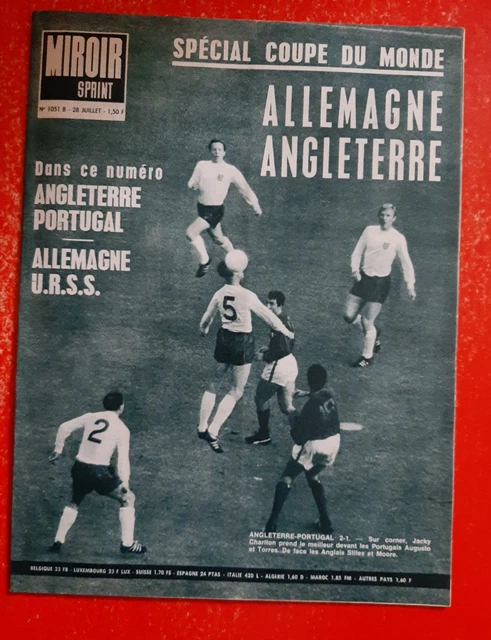 Revue Miroir Sprint N°1246 - Spécial Mundial Mexico 1970 + Finale ASSE Nantes 5-0