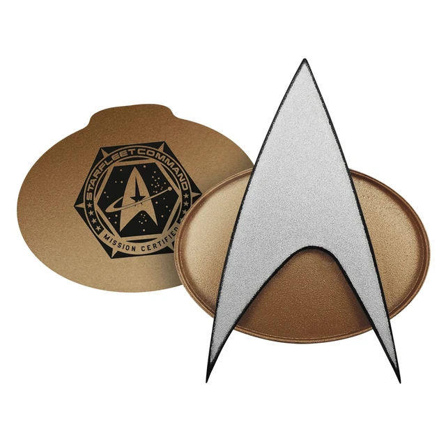 Star Trek The Next Generation Bluetooth Communicator Badge, TNG ComBadge, Delta