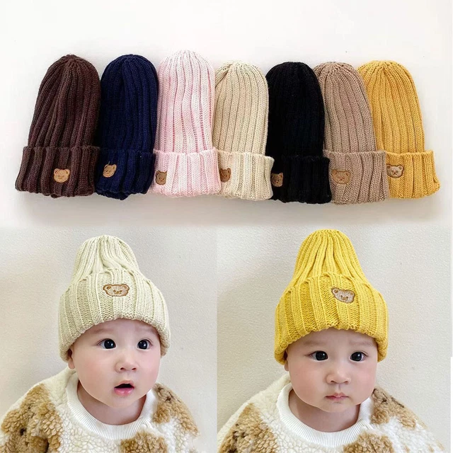 Cappello bambino all'uncinetto ragazze ragazzi berretto bambini berretto bambini cappelli neonato berretto caldo