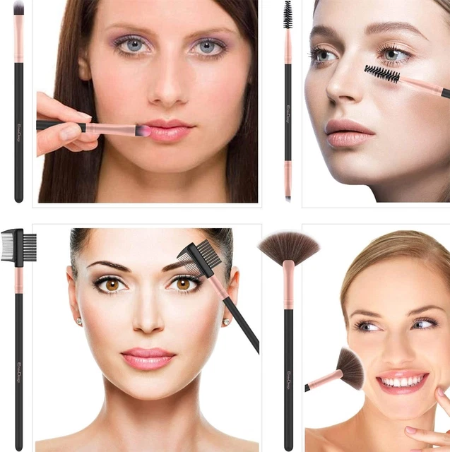 Pennelli Make Up EmaxDesign 17 pezzi Set di pennelli per trucco Fondotinta Cipri 6