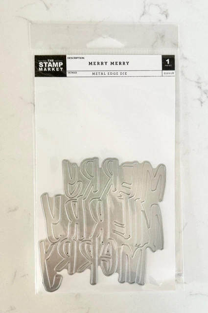 Neu! The Stamp Market fröhliches Stanzen Set Weihnachten