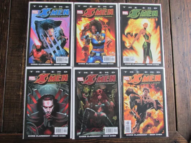 Marvel 2004 X-MEN THE END BOOK ONE Comic Book Issue #1-6 Complete Set 1 2 3 4 5