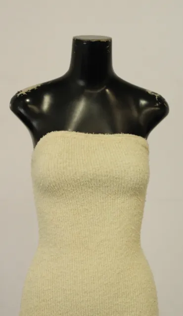 Alix NYC Women's Strapless Textured Cleo Mini Dress EJ1 Bone Small NWT 2