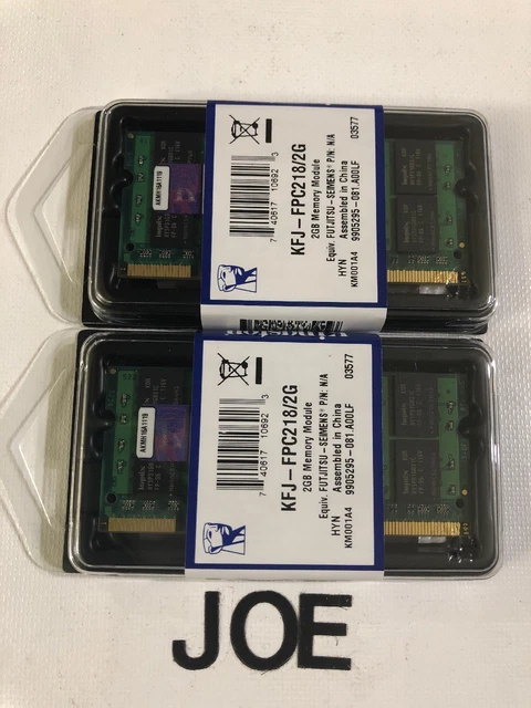Kit RAM Crucial 4GB (2x2GB) DDR2 800MHz Per Dell Vostro E Latitude – SO-DIMM 200pin, Garanzia A Vita