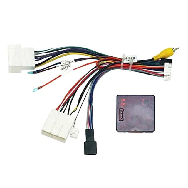 Car 16PIN Audio Cord Radio Wiring Harness with Canbus Box for Captur 2 K3X3