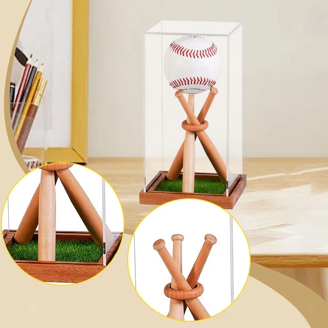 Vitrine de Baseball en Acrylique Protégé Contre les UV