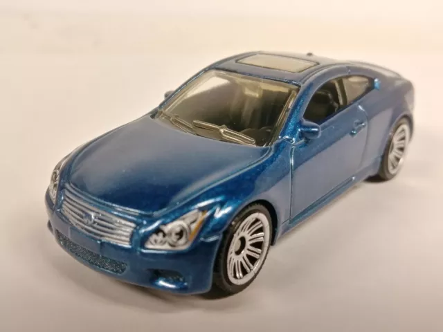 2022 Matchbox MBX Japan Tourers 2010 Infinity G37 Coupe Blue 1/64 Loose