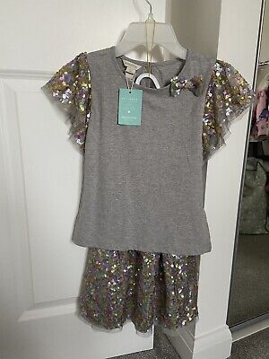 Girls Monsoon  Party Outfit Top & Skirt Age 7-8 BNWT