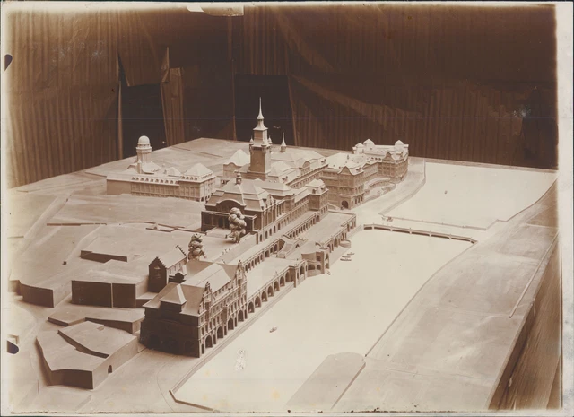 Tirage Citrate Vintage - Koblenz Realgymnasium, Allemagne, Circa 1900, Format 9x12 Cm