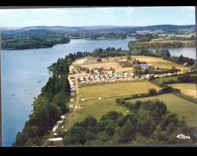 LES SETTONS (58) CAMPING DU MIDI en vue aérienne