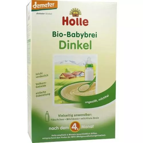 3x HOLLE Bio Babybrei Dinkel 250 g PZN: 2909246