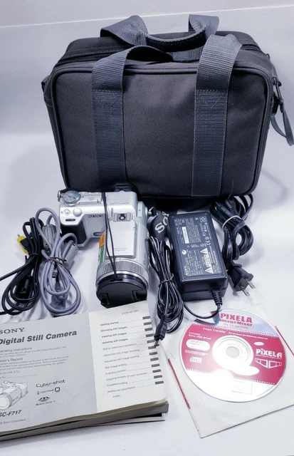 Sony Cyber-Shot DSC-F707 5MP Digital Camera - WORKS -  READ DESCRIPTION