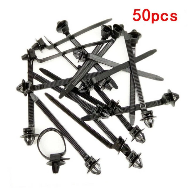 10pcs Aluminium C Clip Pince Guide Gaine Câble