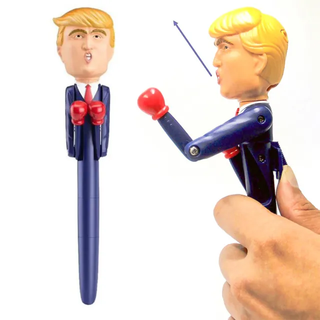 Hot Great Gift Toy Clinton Donald Trump New Talking & Boxing Pens Boxing Pen