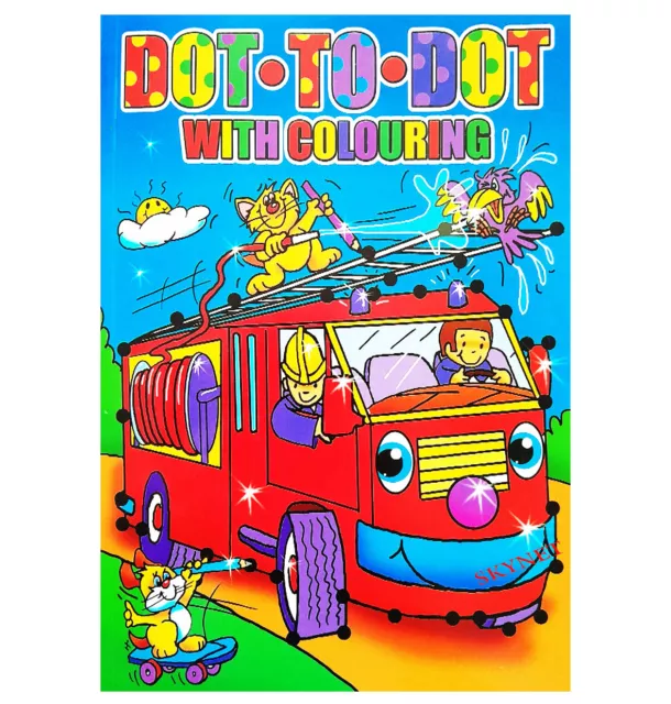 Childrens Colouring Books For Kids Activity Book For Girls For Boys DOT TO DOT 3
