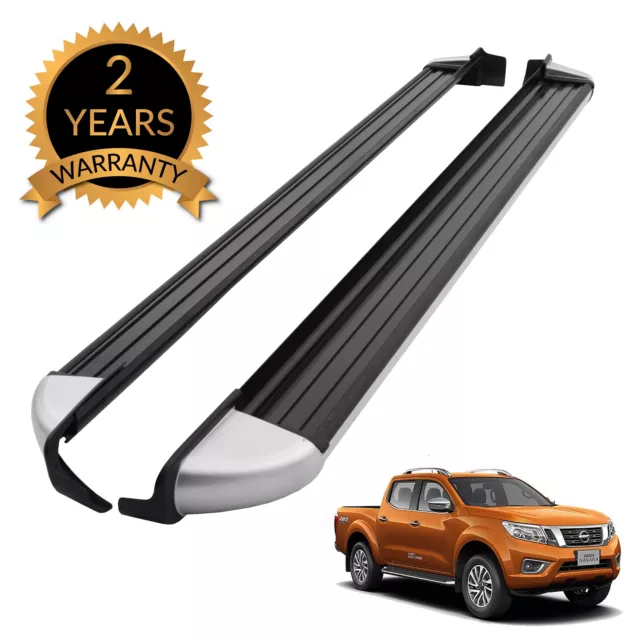 NISSAN NAVARA NP300 Side Steps Running Boards Pair Oem Style (2015