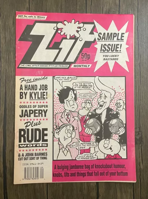 Zit Comic - 1991 Sample Issue - Ref C94 - Bagged & Boarded - Free Post.
