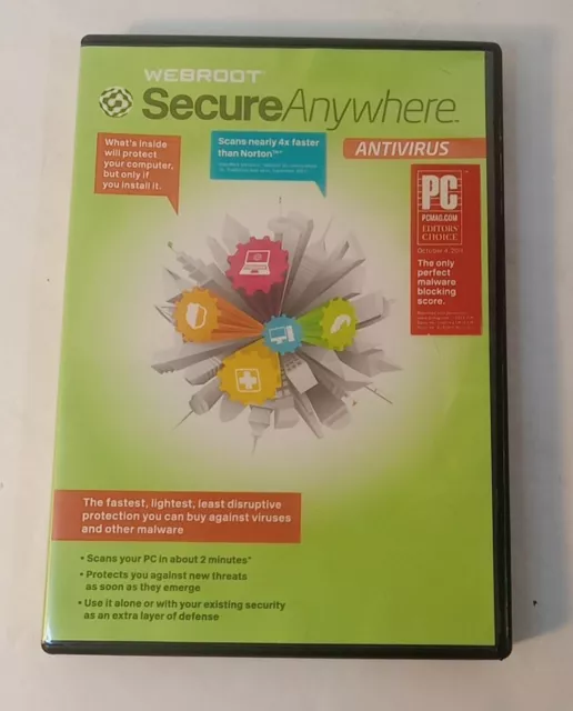 Software Webroot SecureAnywhere AntiVirus (2006 - 2011) Webroot