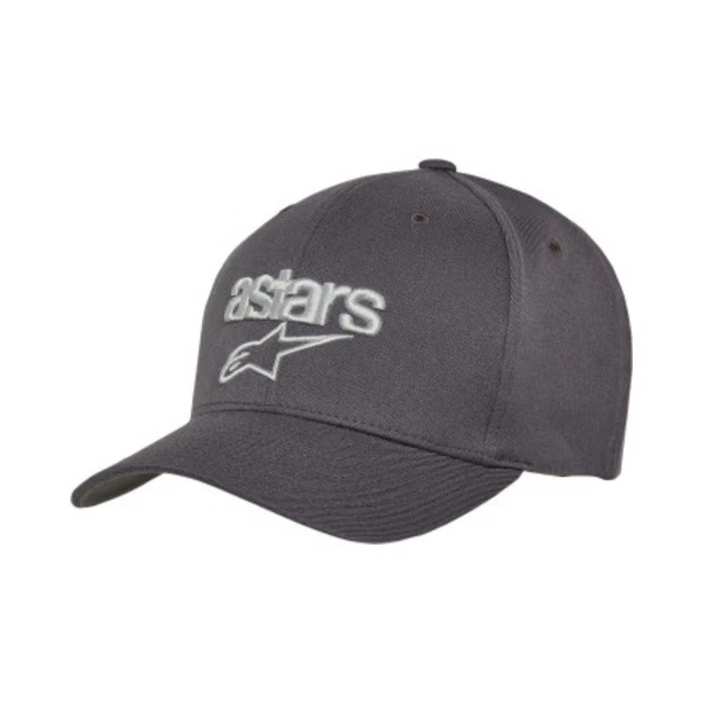 Alpinestars Heritage Blaze Mens Charcoal/Black Curved Bill Flex Back Casual Hat