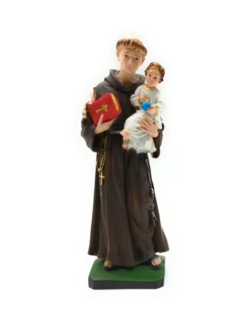 Statue De Sant'Antonio De Padoue 20 CM St.Anthony Of Padua With Child Statues