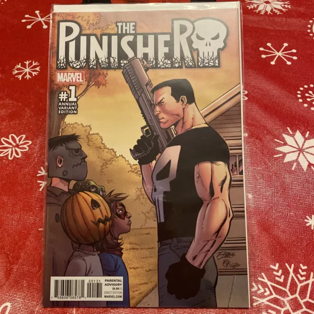 Marvel The Punisher 2016 #1 Halloween Annual variant cover edition NM bagged