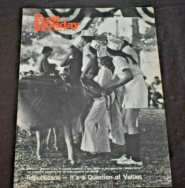 1975 Settembre ~ Primo Lunedì Il Repubblicano Rivista ~ Domanda Di Valore