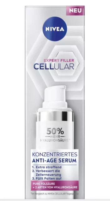 Nivea Expert Filler Cellular Konzentriertes Anti-Age Serum 40ml 100% OVP