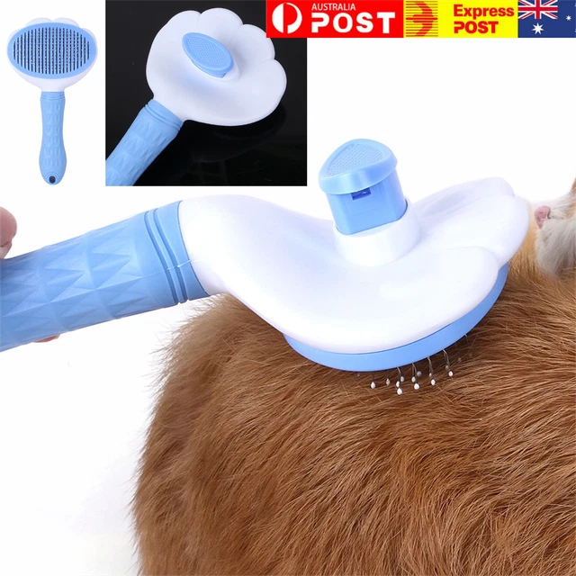 Pet Hair Remover Dog Cat Comb Grooming Massage Deshedding Self Cleaning Brush