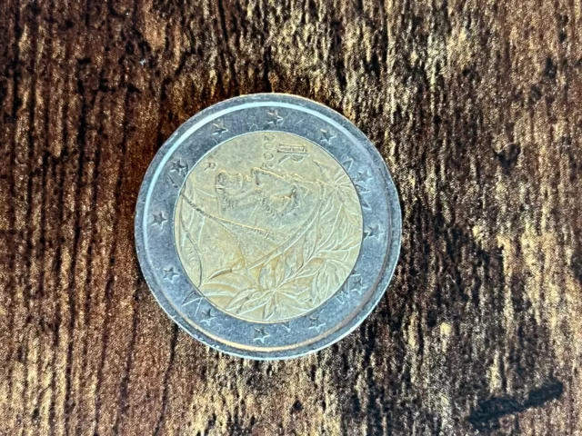 pièce de 2 euros rare 2002 Dante Alighieri