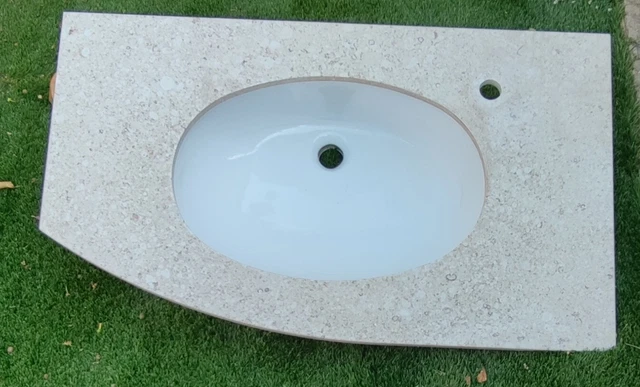 Lavabo Sottopiano Per Bagno Con Piano In Marmo