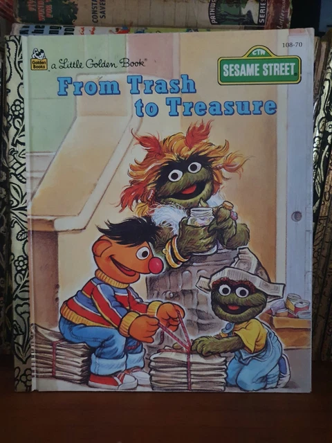 LITTLE GOLDEN BOOKS: From Trash to Treasure sesame street hardcover ...