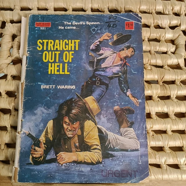 Straight out of hell Brett Waring Vintage Collectable Book Ex Library Acceptable