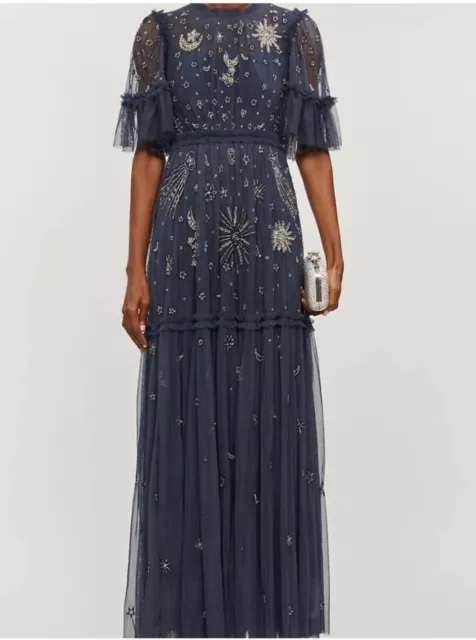 Needle & Thread x Jasmine Hemsley Ether crystal-embellished recycled-tulle gown