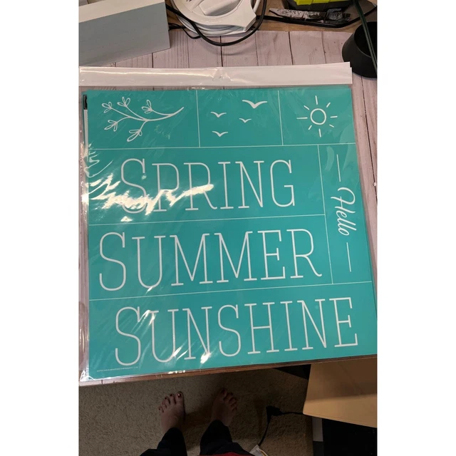 Transferencia de alta costura de tiza - Hello Sunshine