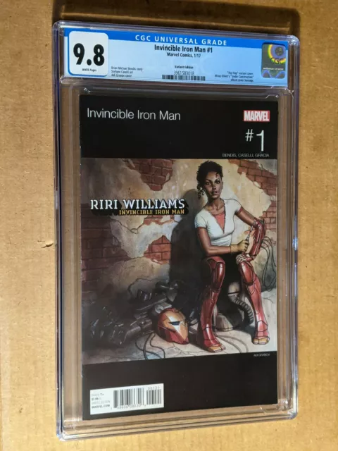 Riri Williams Invincible Iron Man #1 Granov Missy Hip Hop Variant CGC 9.8 NM/M