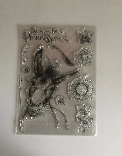 Pink Ink Designs. - Princess Donkey  - Fauna Series - stamps to inspire