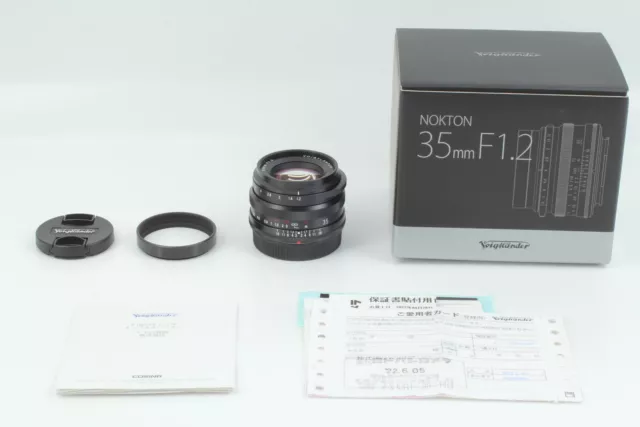 [ Top NEUF en Boite ] Voigtlander 35mm f1.2 Nokton Pour Fujifilm Fuji X...