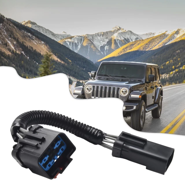 1x Hard Top Pigtail Adapter Wire Harness For Jeep Wrangler TJ