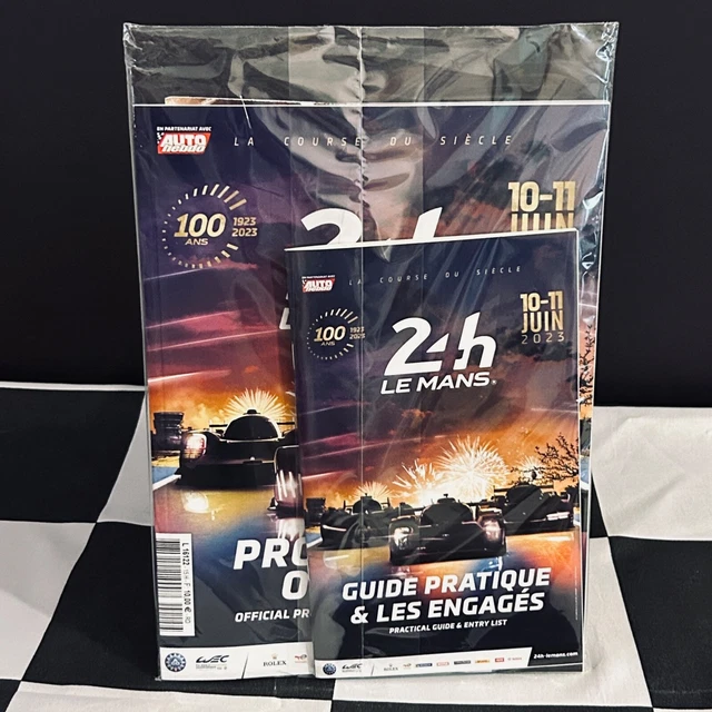 LE MANS 24 Hours 2023 Original Race Programme Ferrari 499P Porsche 963