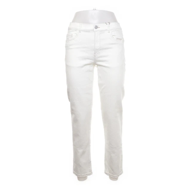 Zara, Jeans, Größe: 164, Weiß, Elasthan/Baumwolle, Einfarbig, Denim
