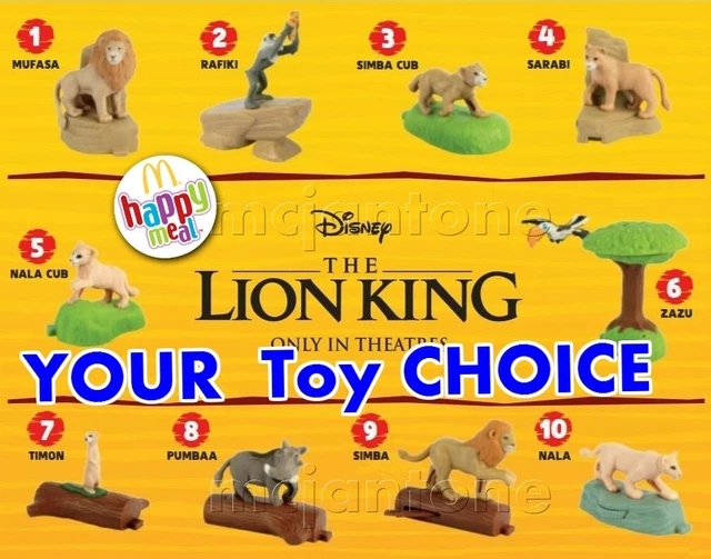 MCDONALD'S 2019 LION KING Disney Movie PRIDE ROCK Circle of Life YOUR